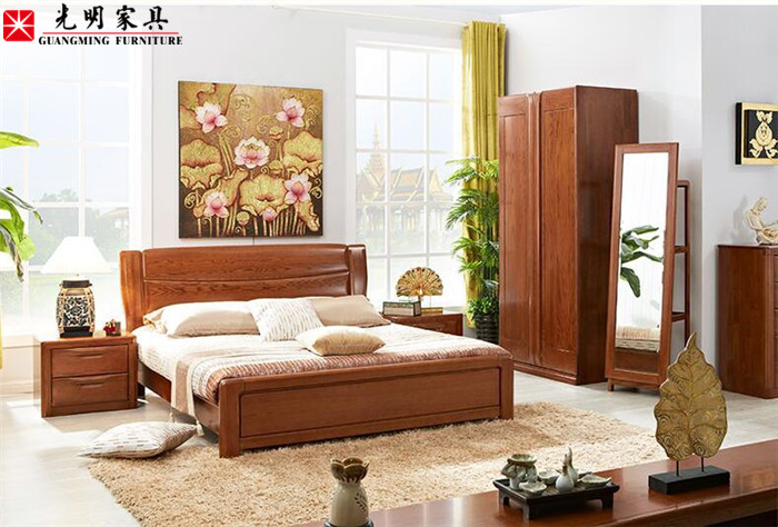 北美紅橡木打造的高品質(zhì)實木床竟如此驚艷！